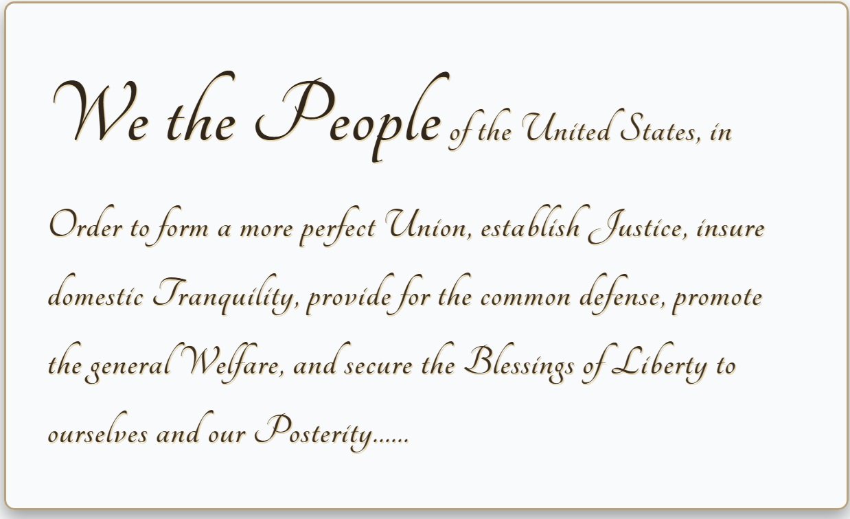 The Constitution of the United States